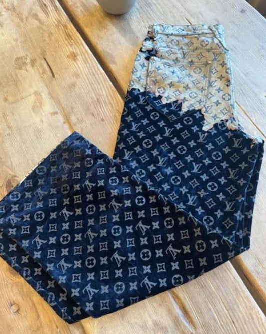 Louis Vuitton Monogram Denim Pants sz 36