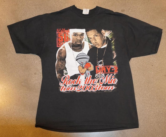 Jay Z/ 50 Cent Rap Vintage T shirt XL