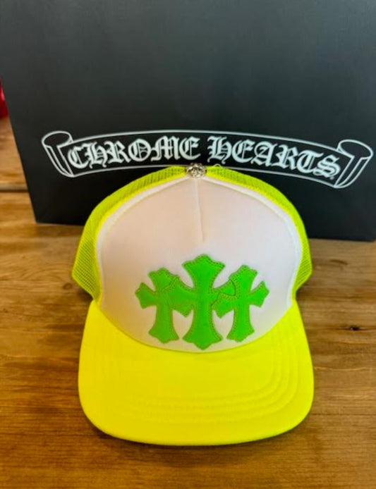 Chrome Heats Trucker Neon Yellow